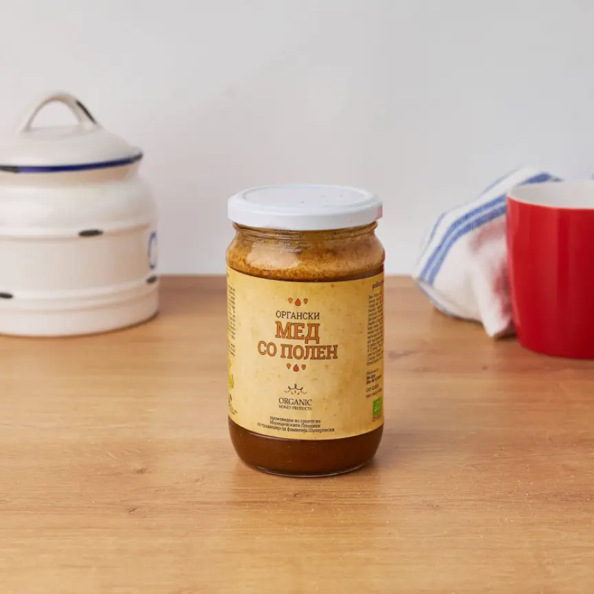 Мед со полен